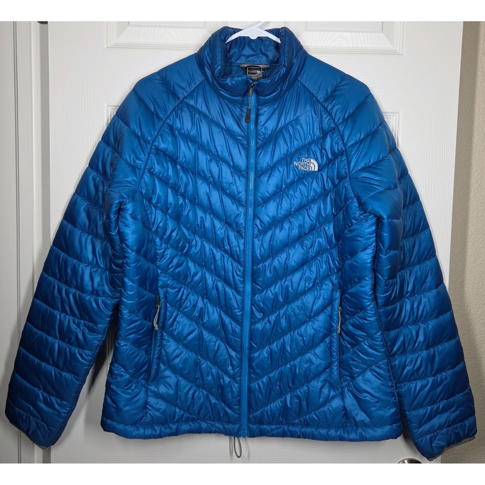 The North Face Womens Huila Synthetic Insulation Puffer Jacket Blue XL Outerwear